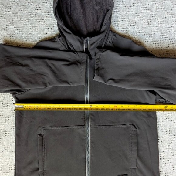 Dickies Performance Gray Womens Protect Soft Shell Hoodie Full Zip Workwear Sz L - Picture 5 of 8